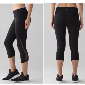 Lululemon Train Times Crop (17") Black – Size 10